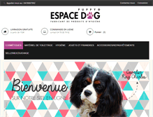 Tablet Screenshot of espacedog.com